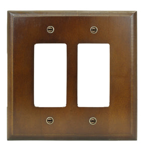 Dark Cherry Solid Wood Wall Plate - 4-407