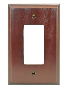 Dark Cherry Solid Wood Wall Plate - 4-407