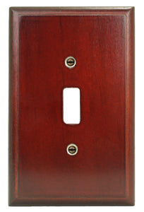 Dark Cherry Solid Wood Wall Plate - 4-407