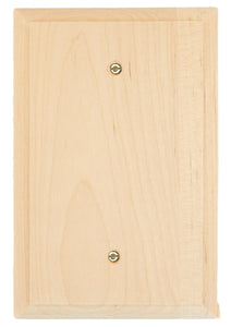 Solid Traditional Unfinished Wood Wall Plate - 4-411TT