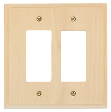 Load image into Gallery viewer, Solid Traditional Unfinished Wood Wall Plate - 4-411TT
