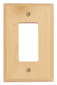 Solid Traditional Unfinished Wood Wall Plate - 4-411TT