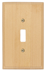 Solid Traditional Unfinished Wood Wall Plate - 4-411TT