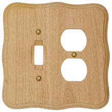 Load image into Gallery viewer, Solid Provincial Unfinished Wood Wall Plate - 4-420RR
