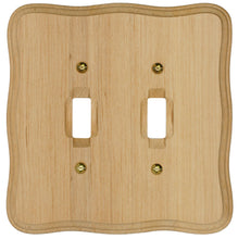 Load image into Gallery viewer, Solid Provincial Unfinished Wood Wall Plate - 4-420RR
