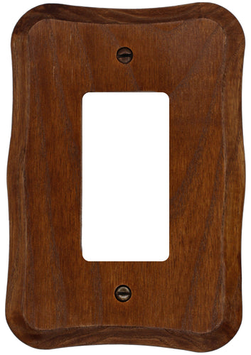 Solid Wood, Provincial Tavern Oak Wall Plate 1Rocker 4-431