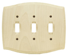 Load image into Gallery viewer, Old Country Unfinished Solid Wood Wall Plate 2Rocker- 4-434RR
