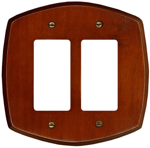 Old Country Solid Wood Wall Plate - 4-435TTT