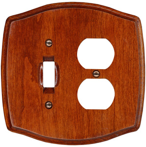 Old Country Solid Wood Wall Plate - 4-435TT