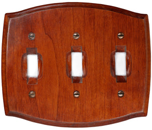 Old Country Solid Wood Wall Plate - 4-435TT