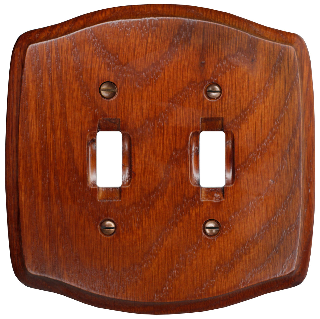 Old Country Solid Wood Wall Plate - 4-435TT