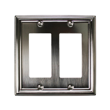 Load image into Gallery viewer, Decorative Metal Estate Satin Nickel Wall Plates - 2-201TT
