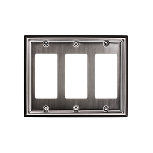 Decorative Metal Estate Satin Nickel Wall Plates - 2-201TT