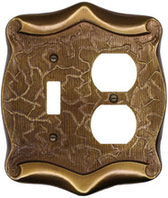 Load image into Gallery viewer, Heritage Antique Brass 66 Toggle and Duplex
