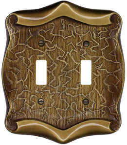 Heritage Antique Brass Wall Plate - 66D