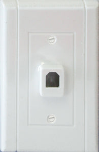 White Telephone Wall-plate