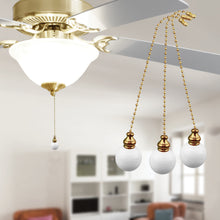 Load image into Gallery viewer, Decorative Ceiling Fan Pull with beaded chain - 3 pack - FA116
