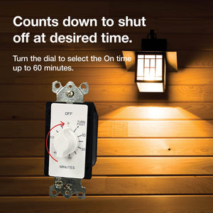 Auto Shut-OFF Timer 60-minute countdown timer LSCT60